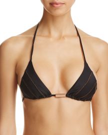 ViX Solid Ribbing Triangle Bikini Top at Bloomingdales